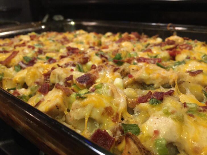 Chicken Bacon Ranch Potato Bake Easy Homemade Recipes