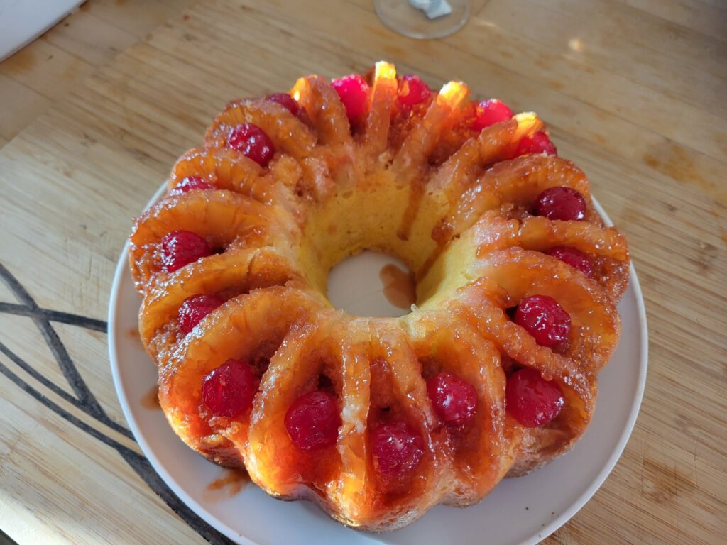 Pineapple Upside Down Bundt Cake EASY HOMEMADE RECIPES