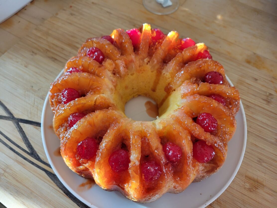 Pineapple Upside Down Bundt Cake Easy Homemade Recipes