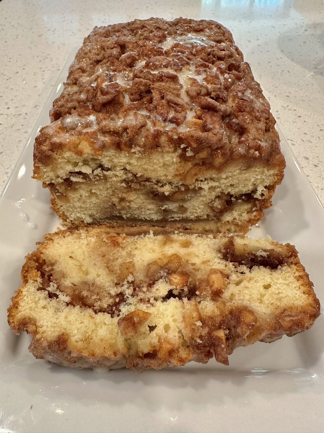 Cinnamon Swirl Apple Fritter Bread – EASY HOMEMADE RECIPES